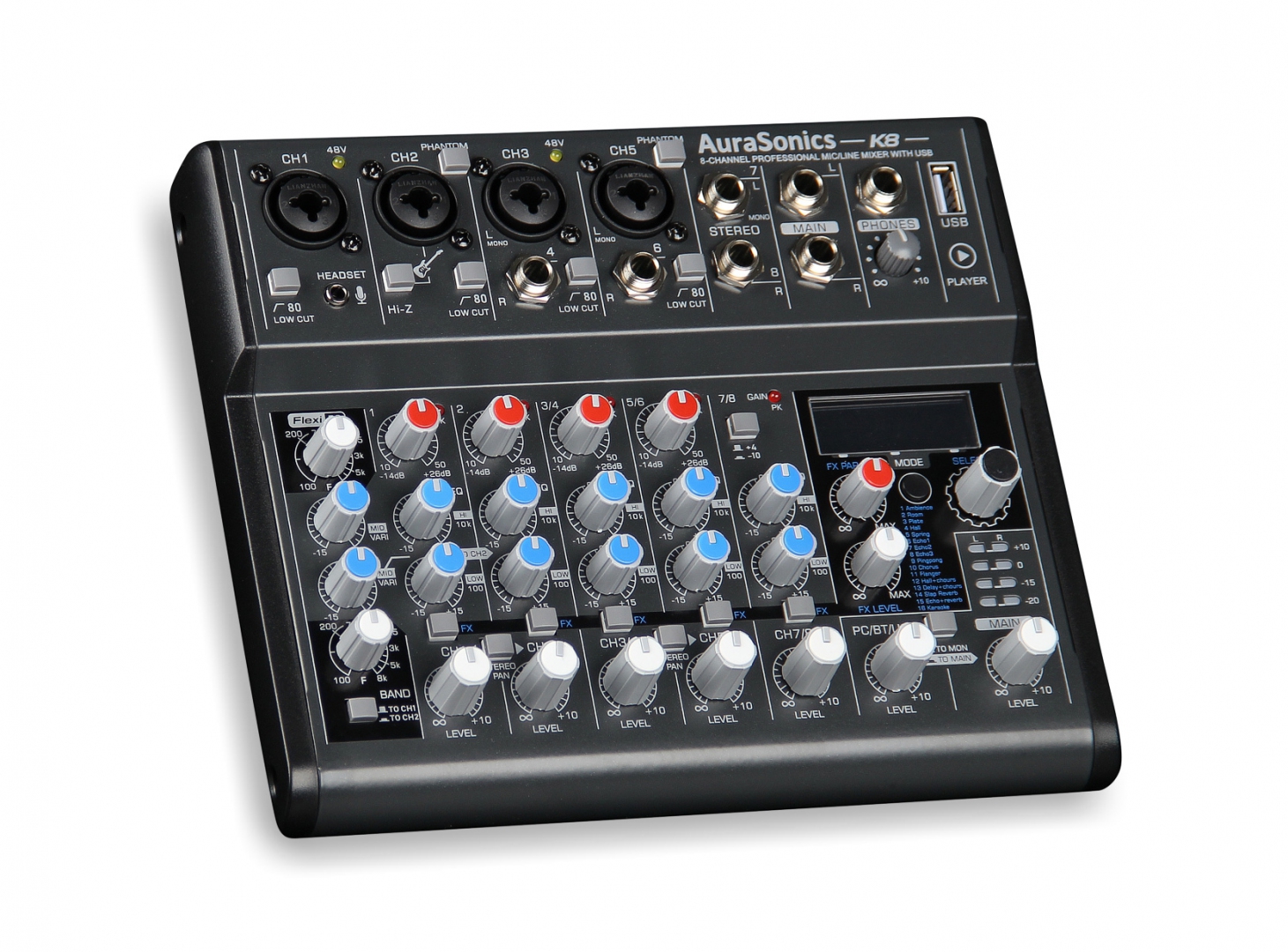 AuraSonics K8 компактный микшерный пульт в Пятигорске