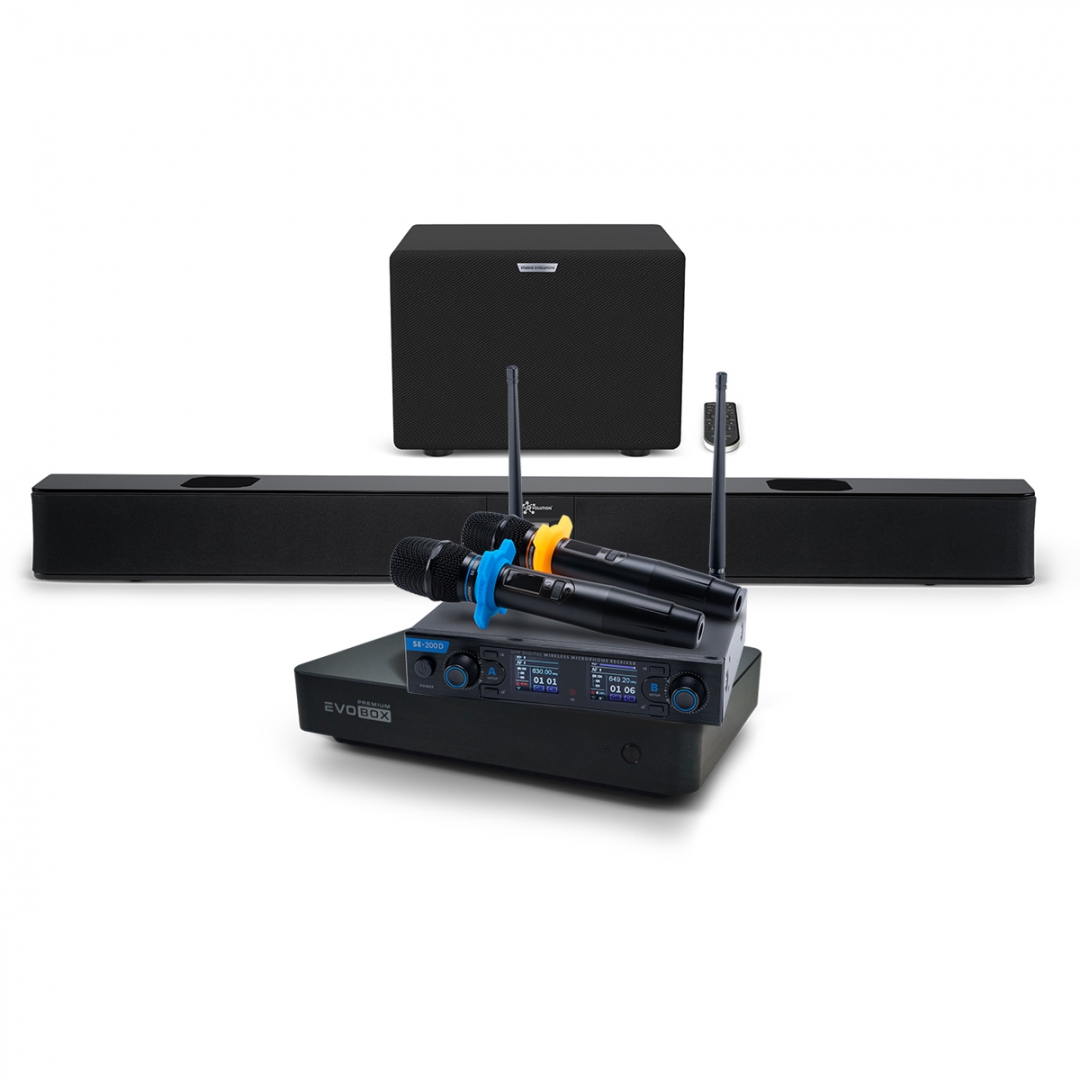 Hi-End караоке-система EVOBOX Premium + EvoSoundBar (саундбар с караоке) в Пятигорске