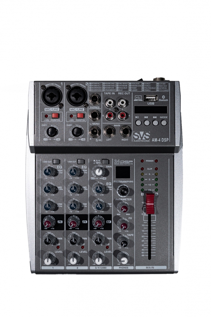 SVS Audiotechnik mixers AM-4 DSP Аналоговый микшерный пульт, 4-канала в Пятигорске