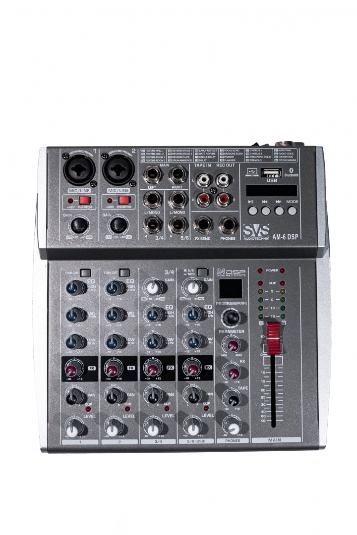 SVS Audiotechnik mixers AM-6 DSP Микшерный пульт аналоговый, 6-канальный SVS Audiotechnik mixers в Пятигорске